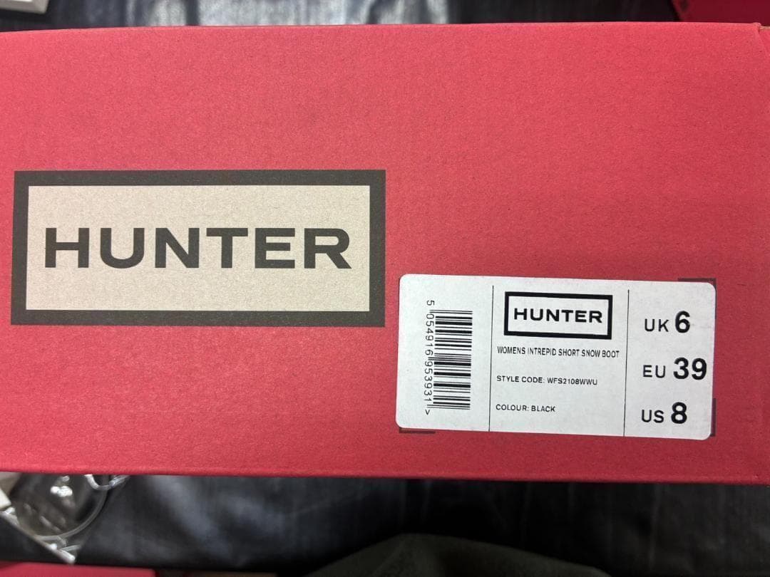 新品 超人気 HUNTER スノーブーツ ショート (25cm) 防水防寒