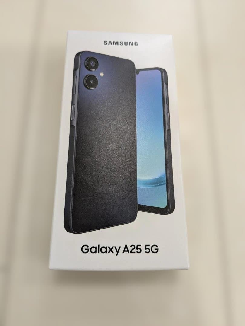 【新品未使用】Samsung Galaxy A25 5G ブラック ギャラクシー