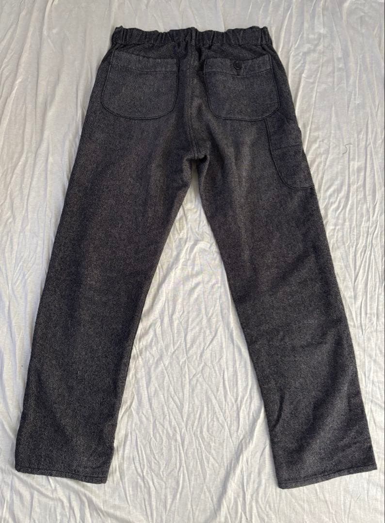 orSlow フレンチワークパンツ グレー ウールヘリンボーン M