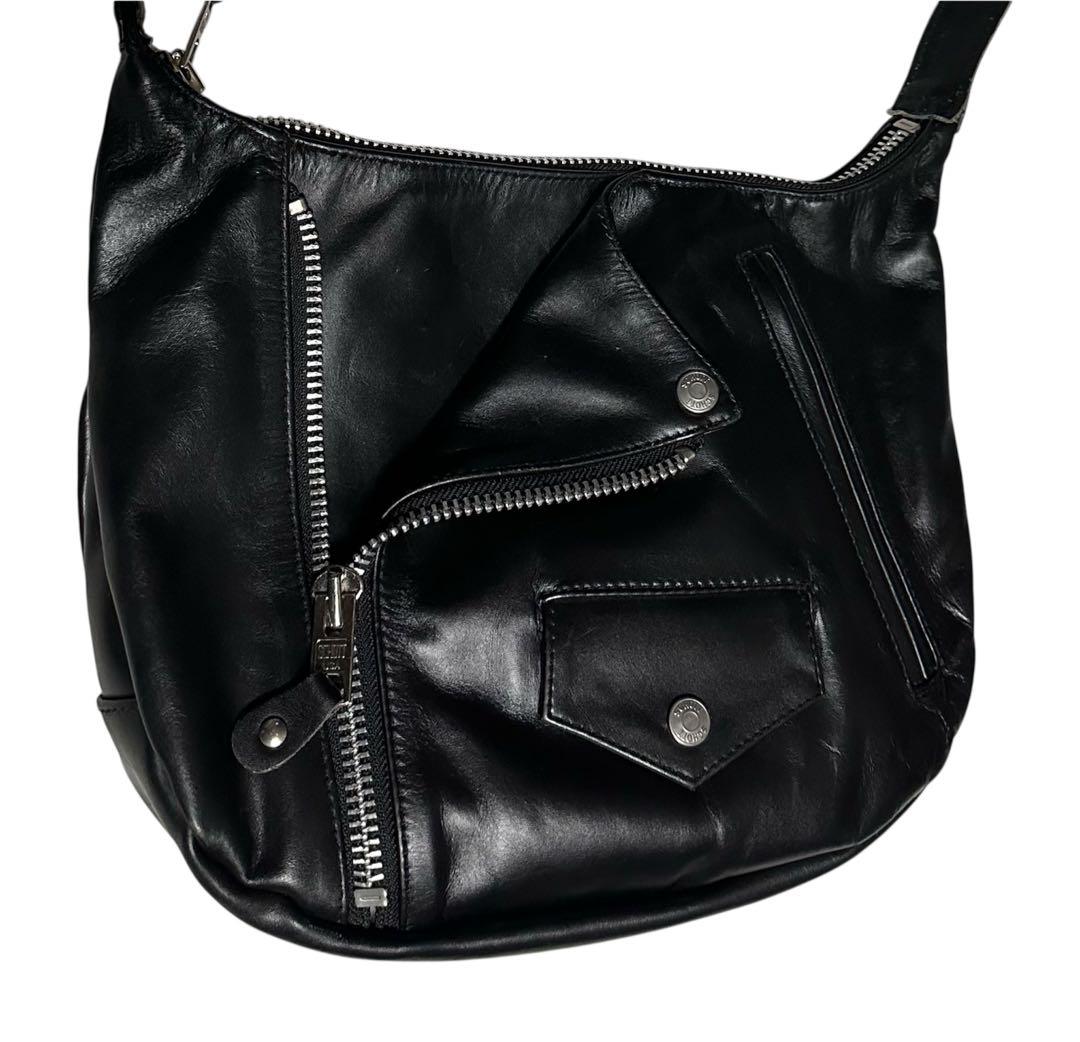 schott ライダース ショルダーバッグ ルイスレザー 666 32 34