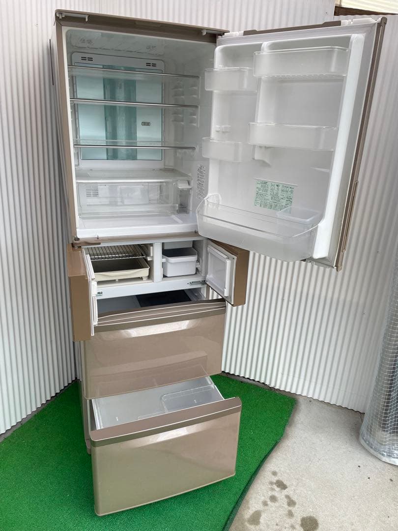 937 シャープ 左右どっちもドア 5ドア冷蔵庫 冷⇔温愛情ホット庫搭載 高性能