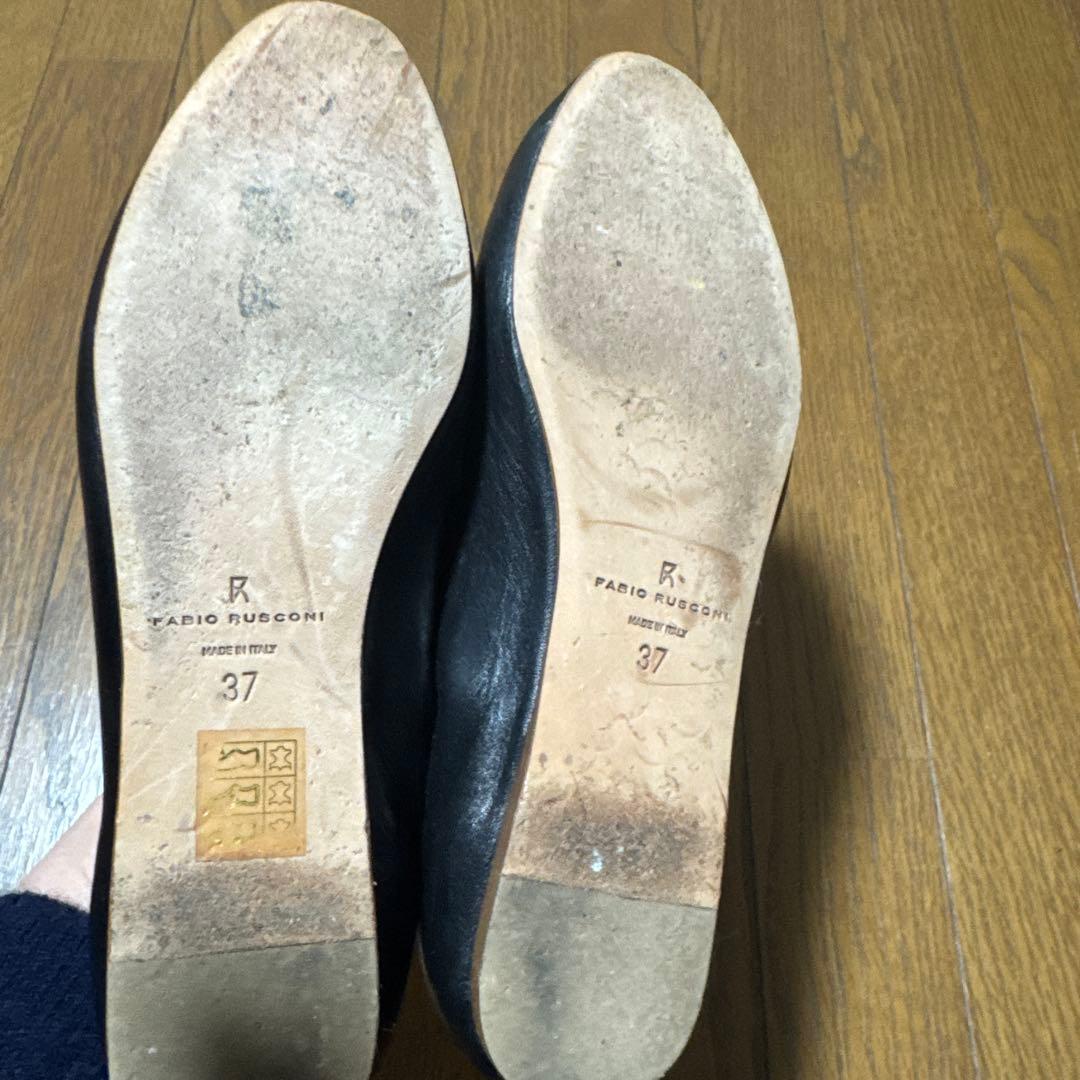 ファビオルスコーニ FABIO RUSCONIビット付ローファー （ブラック）