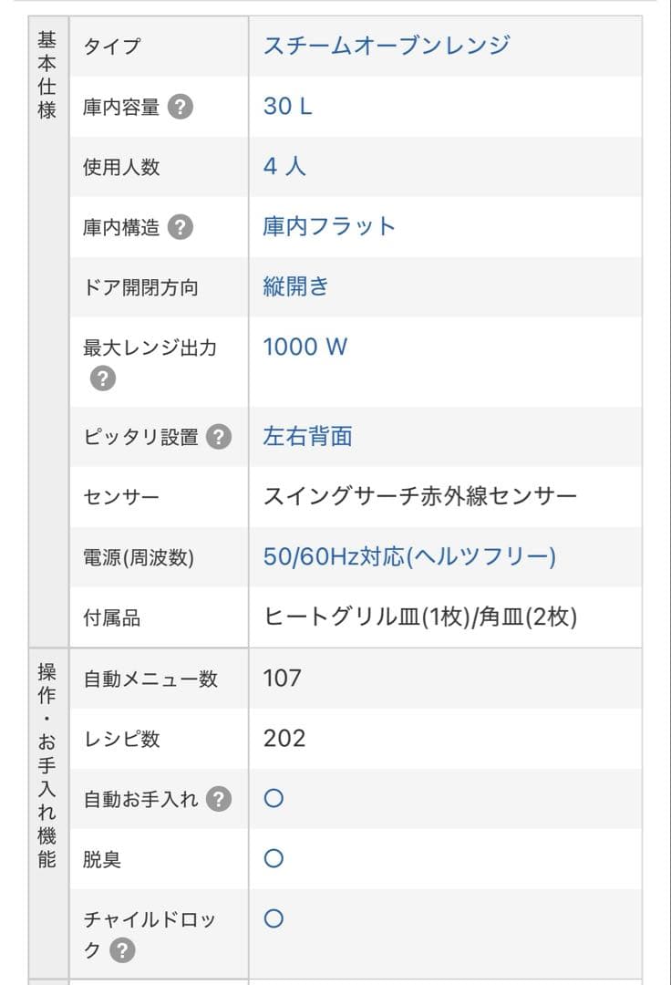 パナソニック オーブンレンジ ビストロ 30L ブラック NE-BS8A-K