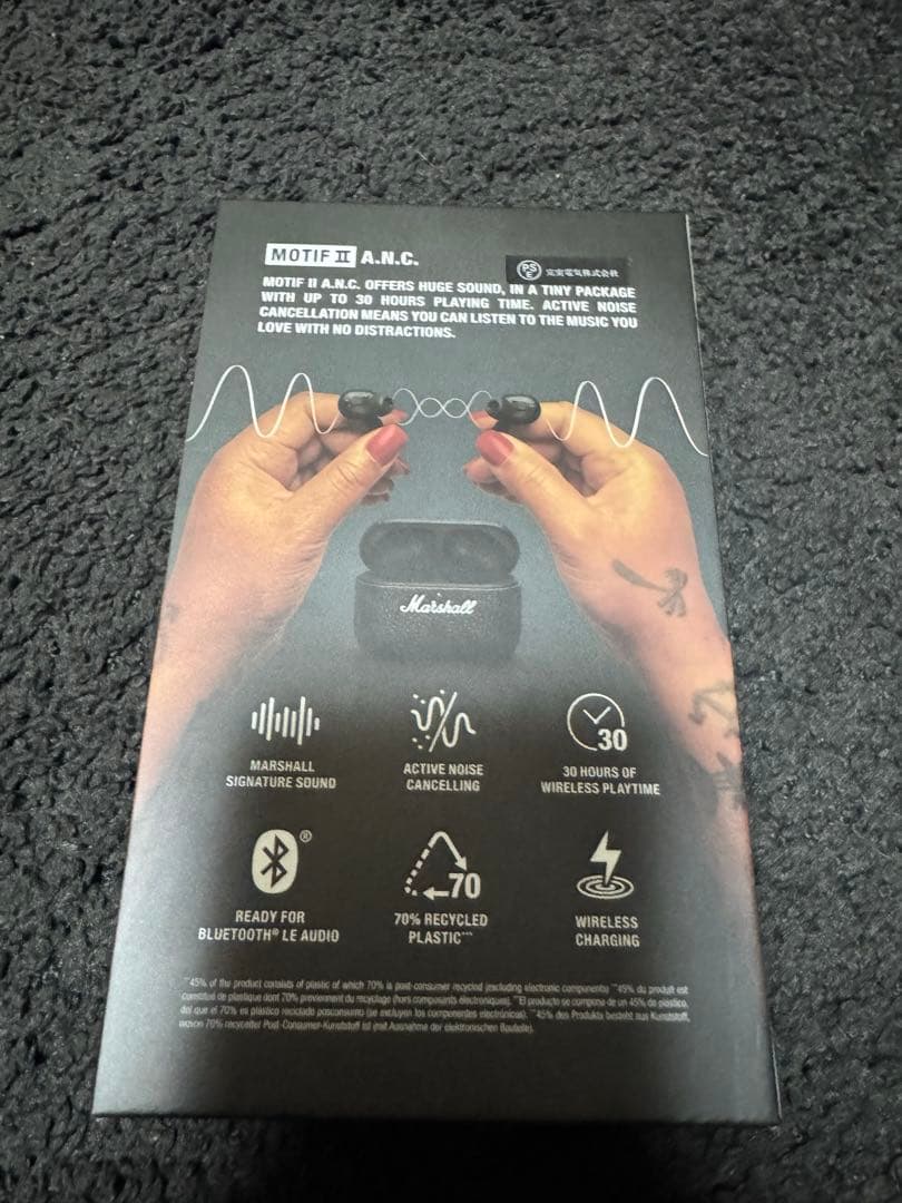 『正規品』Marshall(マーシャル) Bluetoothイヤホン