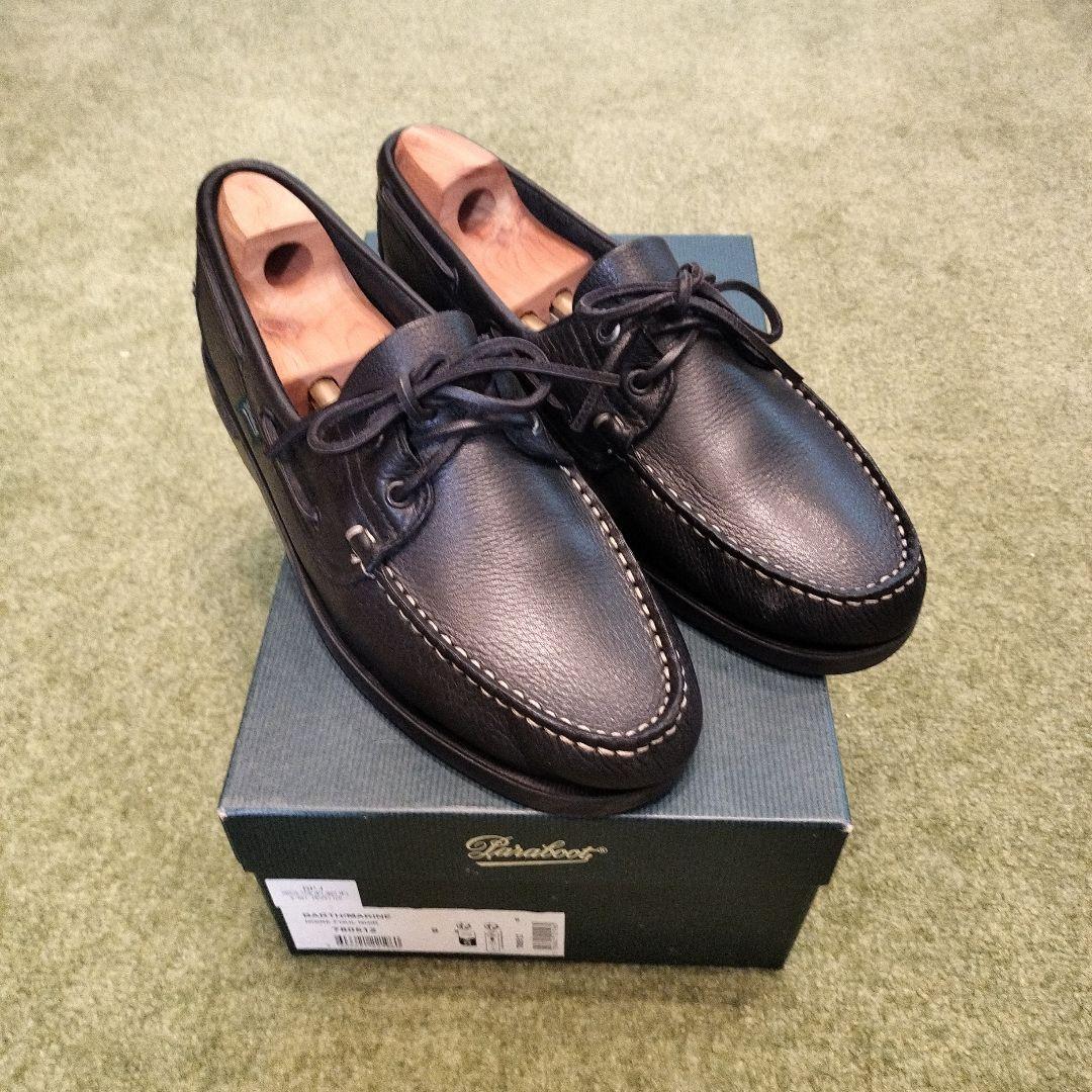 Paraboot / BARTH グレインレザー ブラック サイズ：9