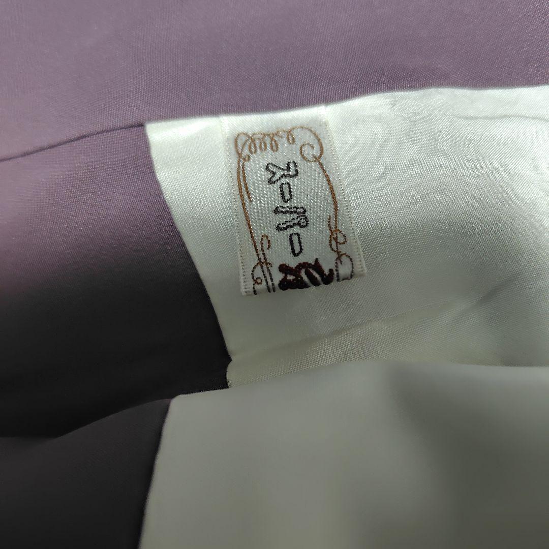 小紋着物　矢羽根　トールサイズ　正絹　スーパー京カード加工済