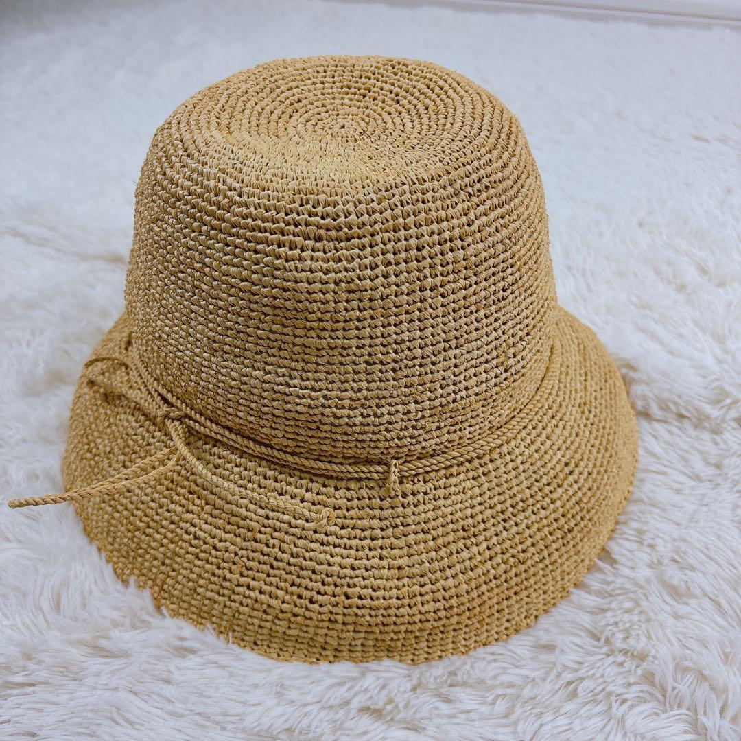 ☆美品☆ヘレンカミンスキー ラフィア ハット プロヴァンス8 ベージュ