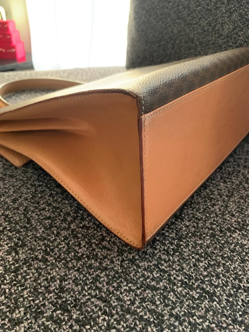 m*o様 【難あり】CELINE セリーヌ マカダム ハンドバッグ ガンチーニ