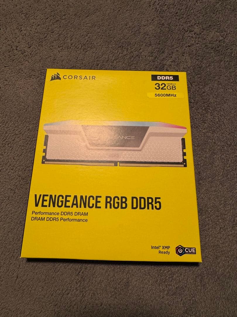 【新品 未開封】VENGEANCE RGB DDR5 32GB 5600MHz