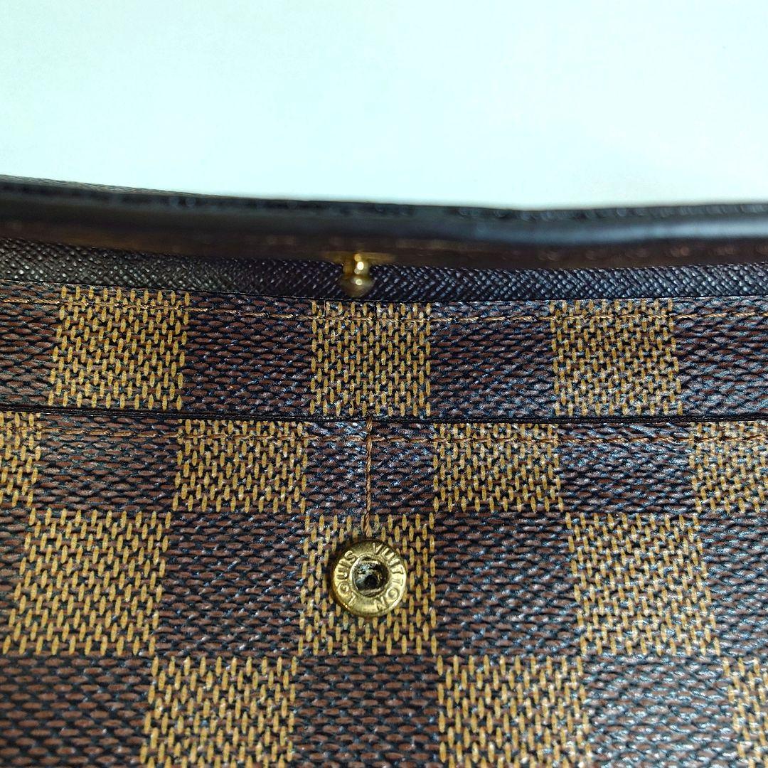 良品 ルイヴィトン ダミエ ポルトフォイユサラ　 型番N61726/CA1025