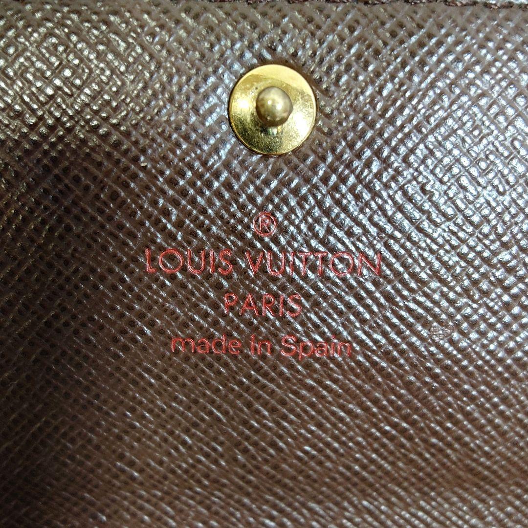 良品 ルイヴィトン ダミエ ポルトフォイユサラ　 型番N61726/CA1025