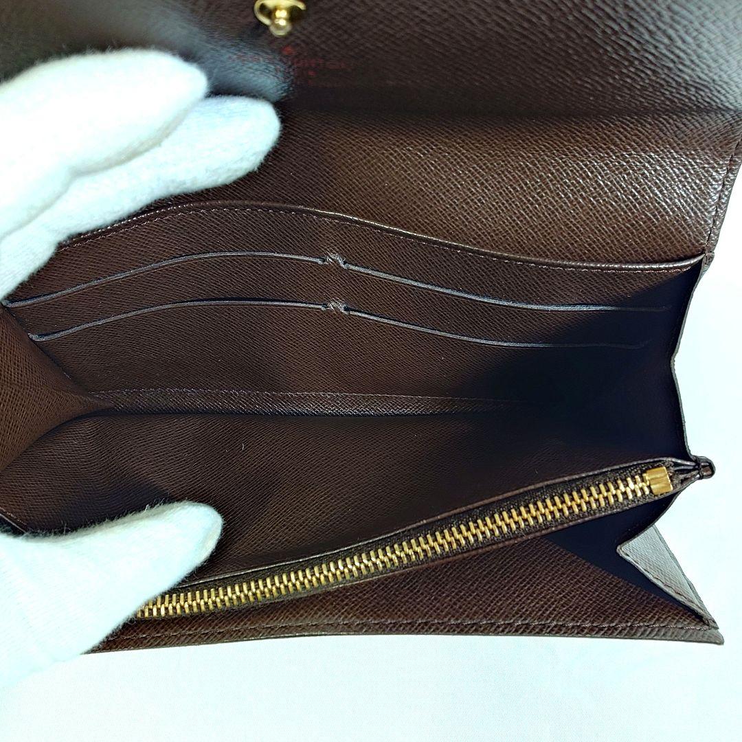 良品 ルイヴィトン ダミエ ポルトフォイユサラ　 型番N61726/CA1025