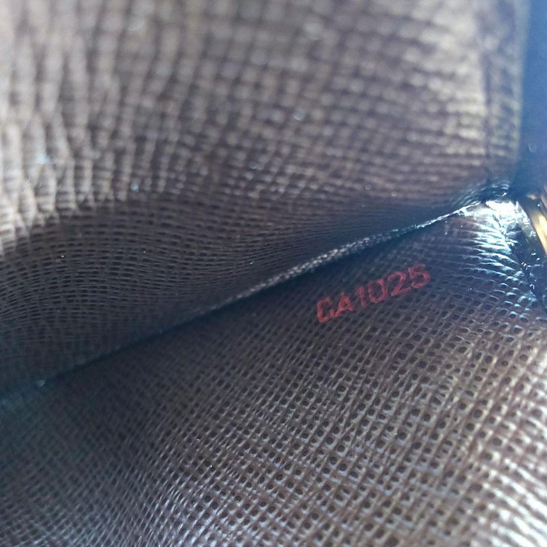 良品 ルイヴィトン ダミエ ポルトフォイユサラ　 型番N61726/CA1025