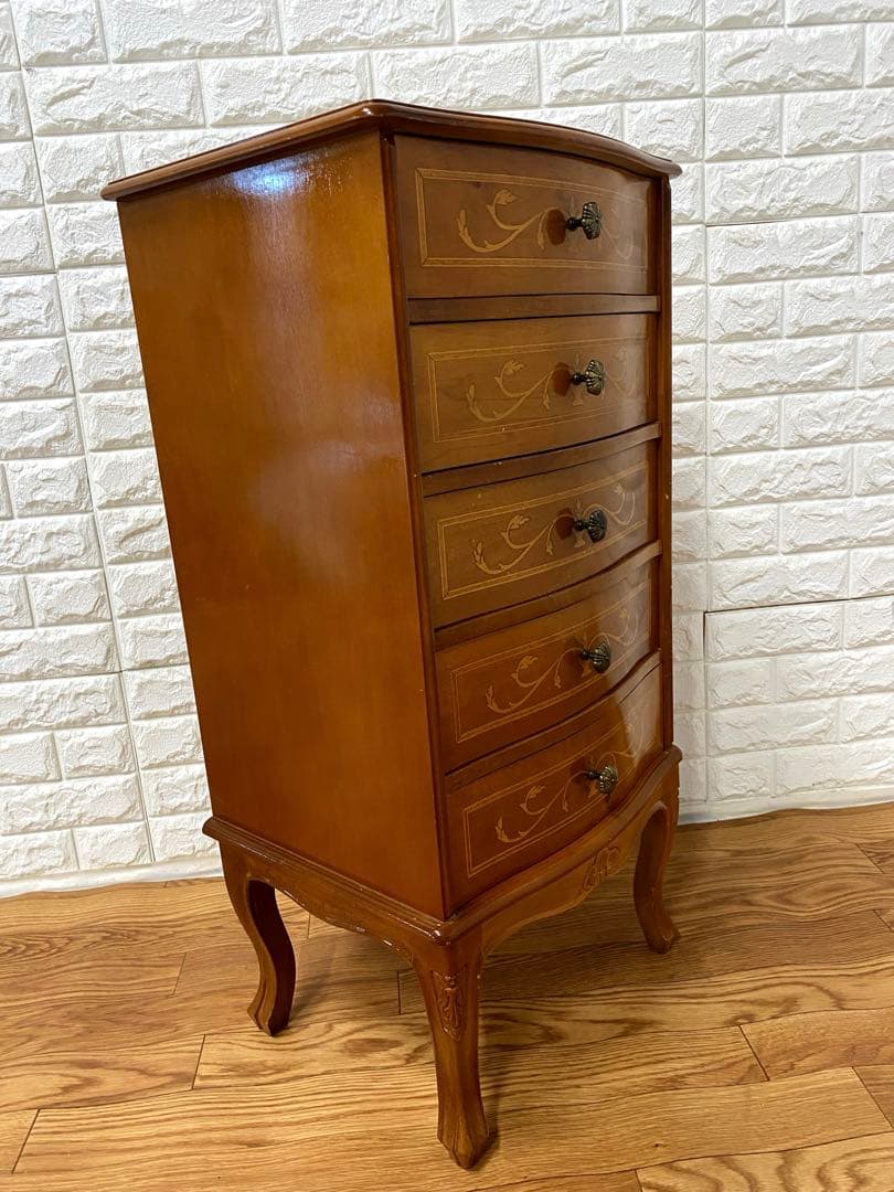 小引き出しアンティークない 昭和レト 口象嵌　イタリアヴィンテージ