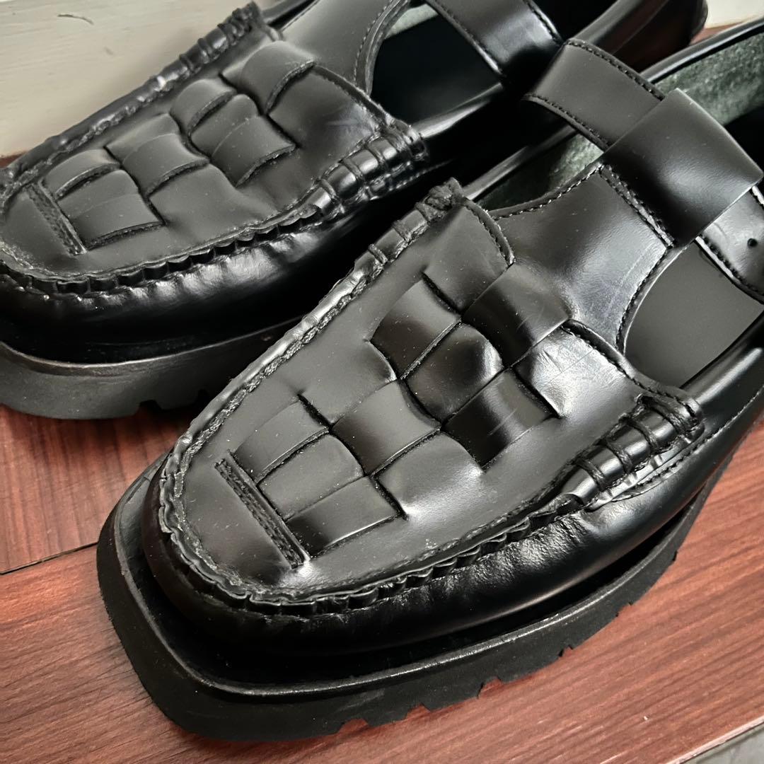 HEREU SOLLER SPORT ブラックローファー 38