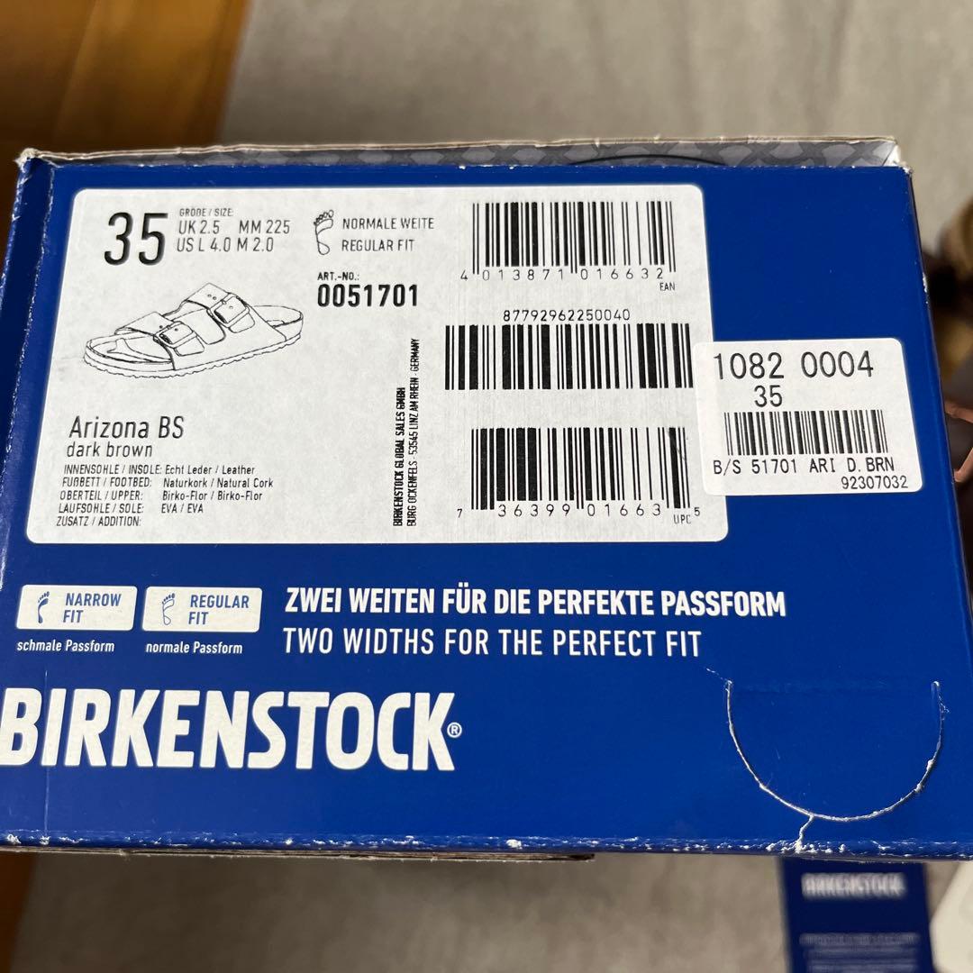BIRKENSTOCK アリゾナBS 35　ダークブラウン　22.5