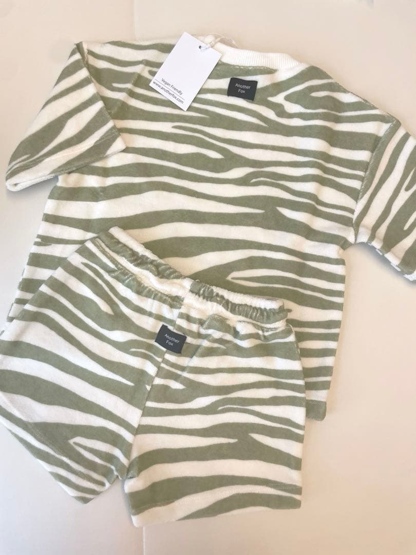 (新品未使用) Another Fox タイガー テリー セットアップ 1-2Y