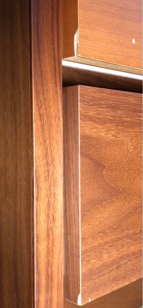 木目のカラフル5段チェスト　120cm幅