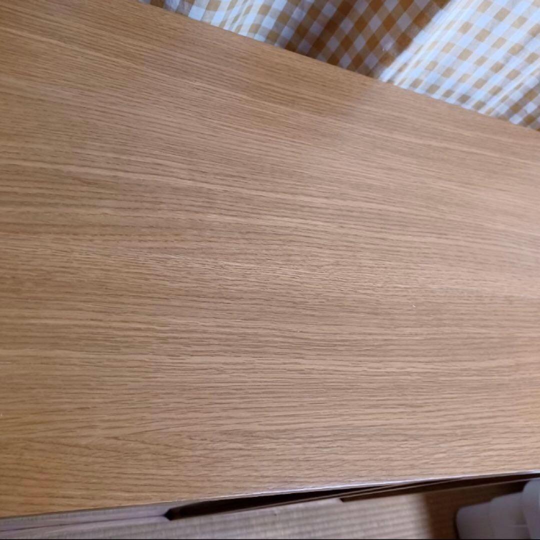 無印良品　オーク材　キャビネット　ガラス扉