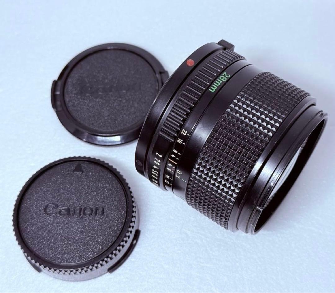 Canon New FD 28mm F2 動作確認済 単焦点レンズ