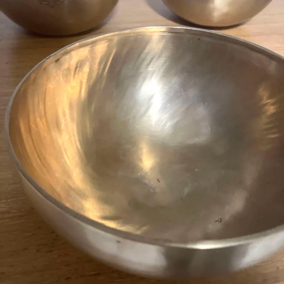 専用サンタラトナシャキア氏工房ゴールドシンギングボウル2点