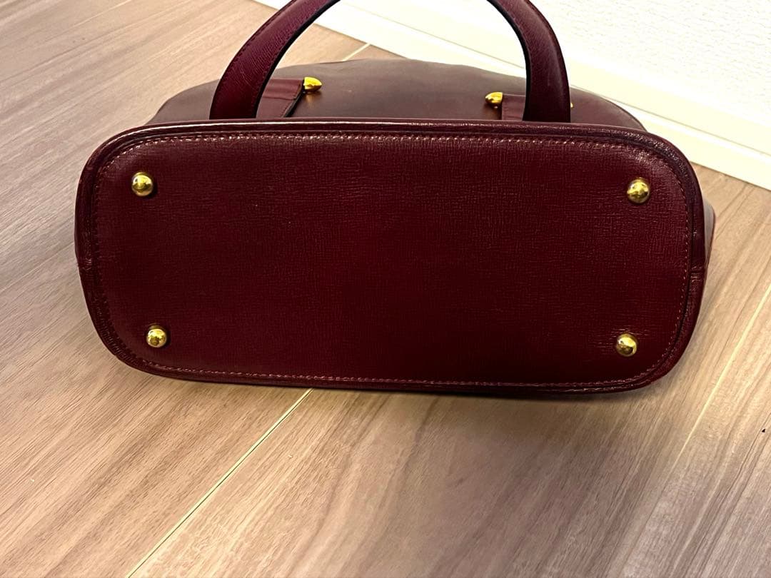 Cartier(カルティエ) マスト トートバッグ ボルドー レザー