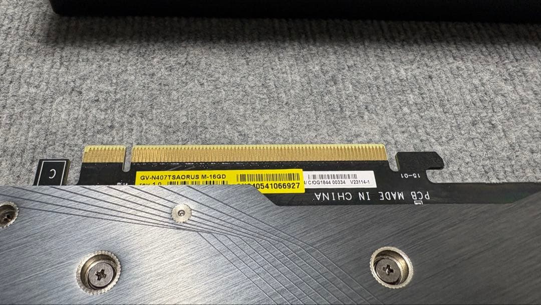 グラフィックボード・グラボ・ビデオカード AORUS RTX4070 Ti SUPER MASTER 16G