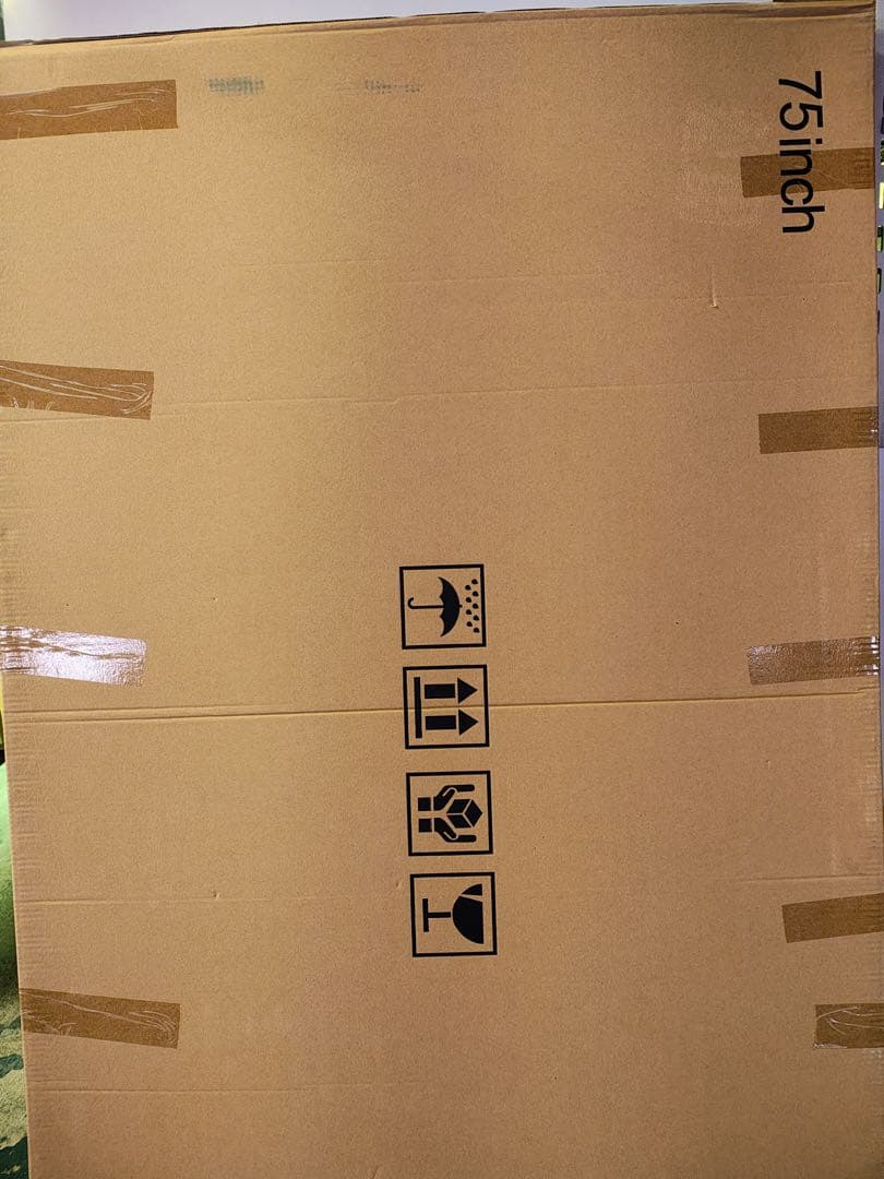 液晶テレビ保護パネル 75インチ 厚さ3mm 取り付け簡単 アクリル製 耐衝撃