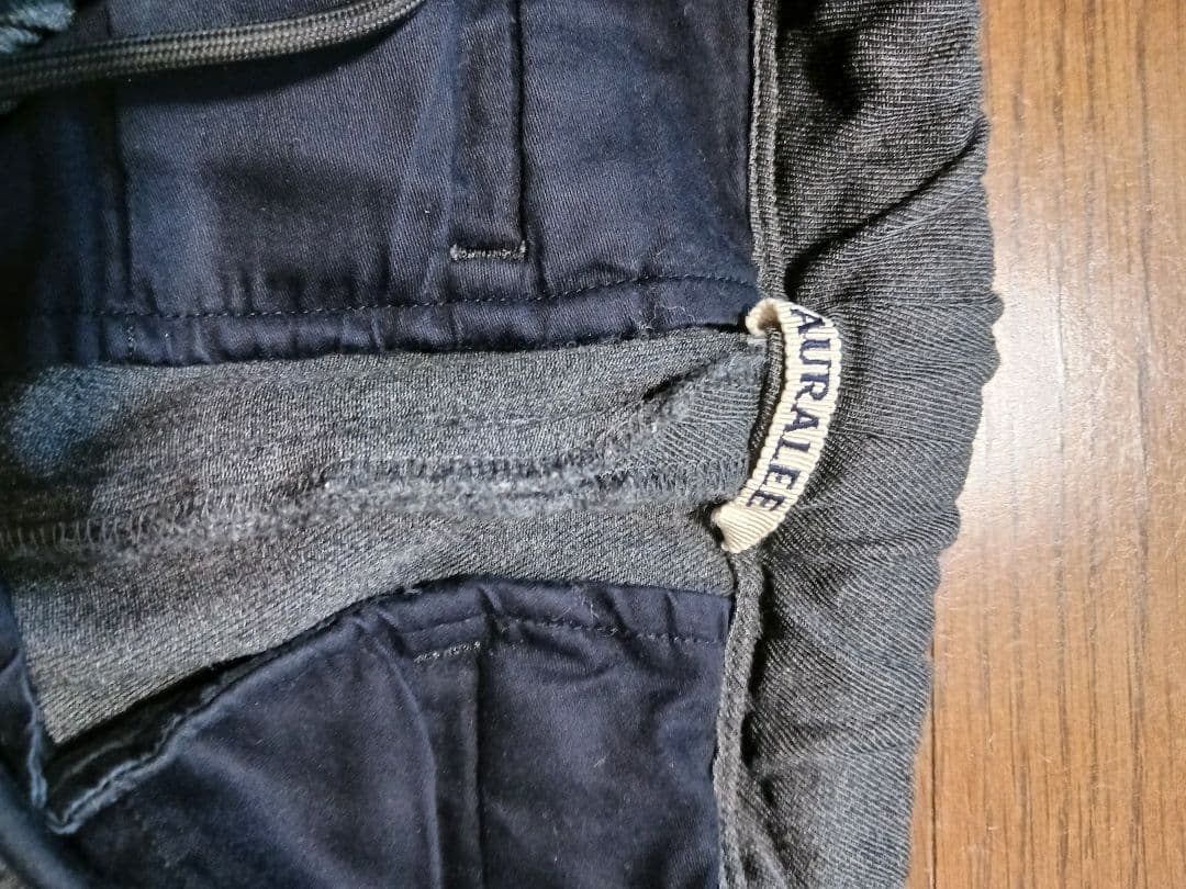 AURALEEオーラリー 17AW WOOL KERSEY EASY PANTS