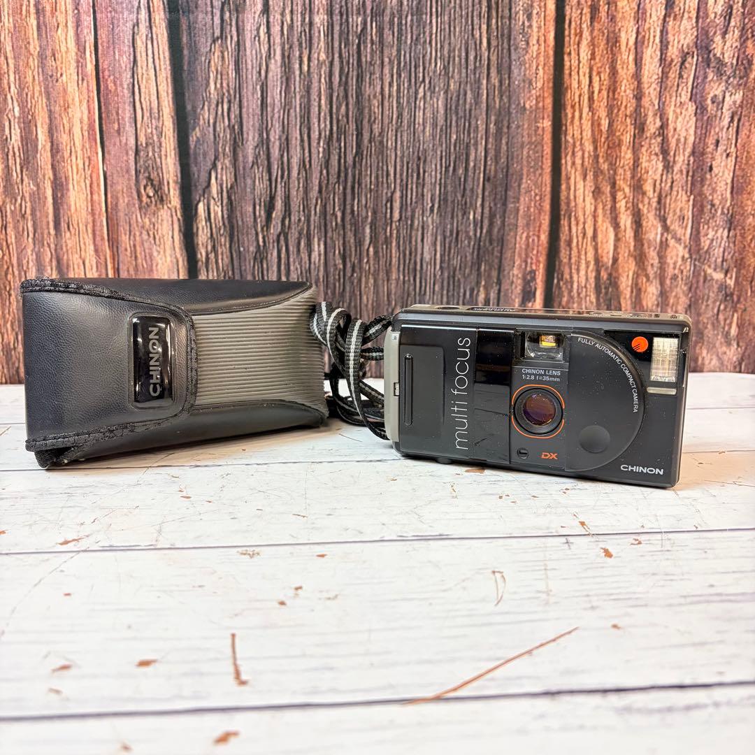 フィルムカメラ CHINON AUTO 3001 multi focus 35mm F2.8