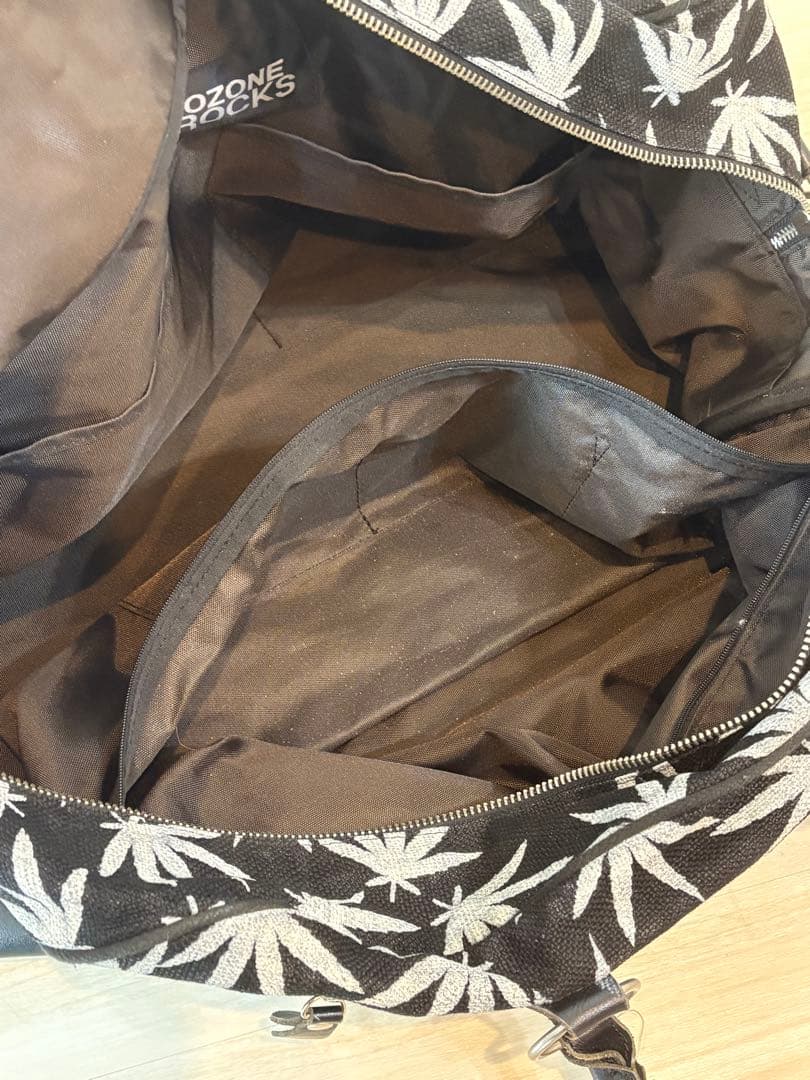 【希少】OZONE ROCKS ヘンプ柄 ボストンバッグ 大容量