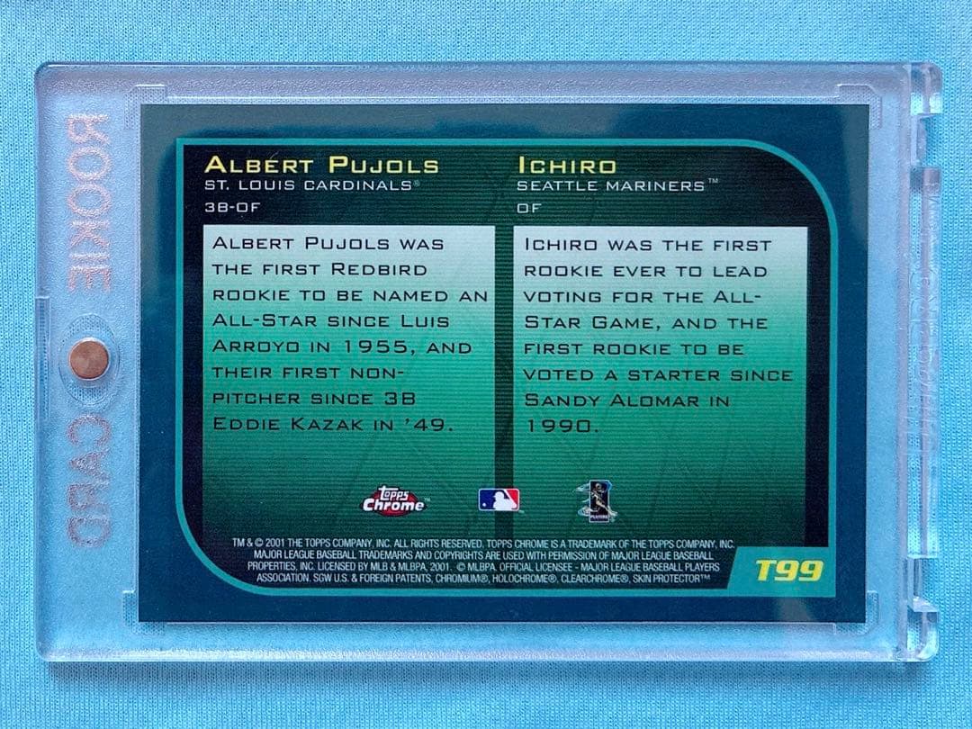 2001 Topps Traded Chrome イチロー/プーホールズ RC