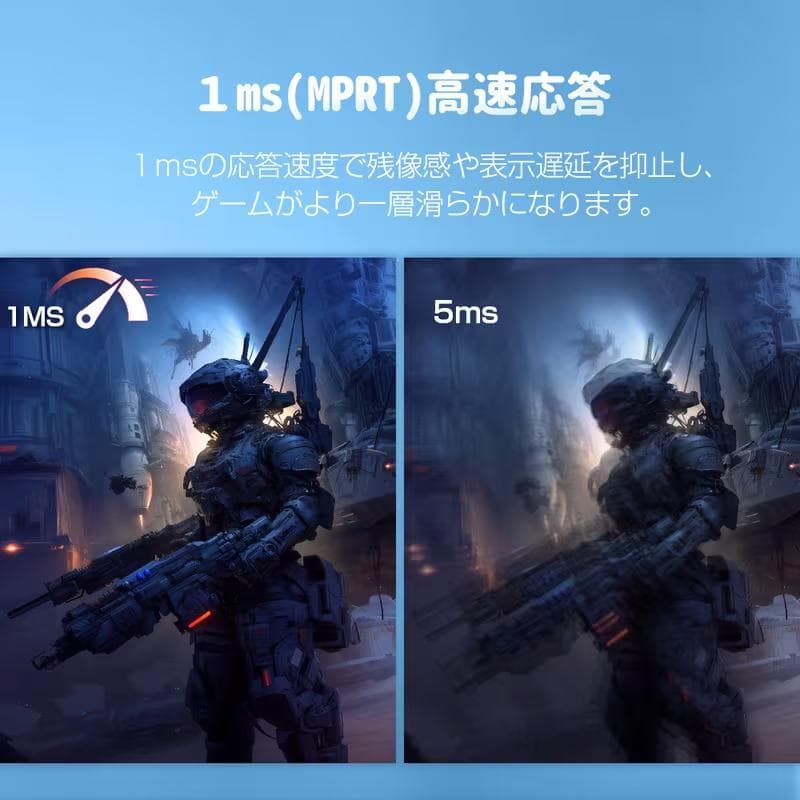 【新品未使用】COMRIZE 27インチ ゲーミングモニター 2560x1440