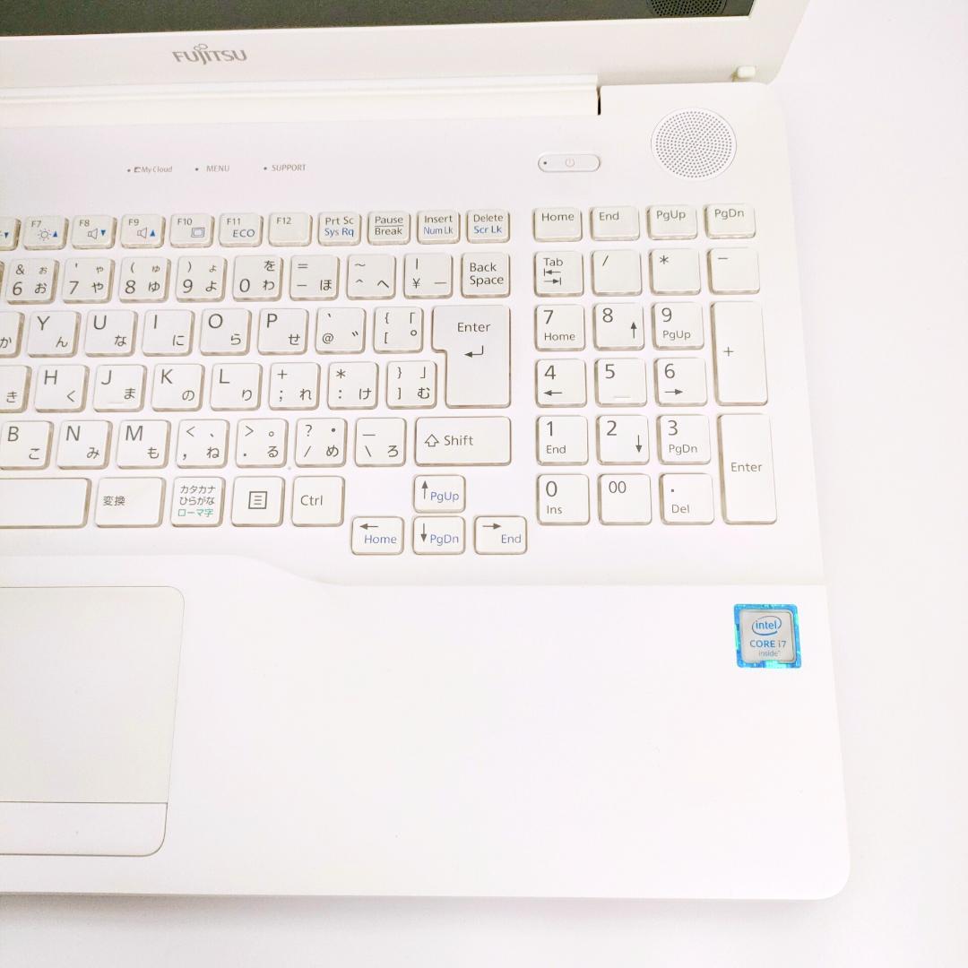 Corei7✨️富士通/Windows11/オフィス付き白ノートパソコン/DVD