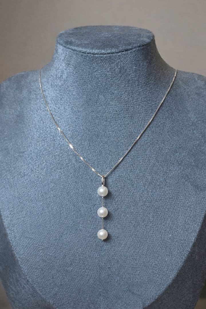 本真珠TASAKI 田崎真珠　アコヤ真珠　パールネックレス　JAL silver