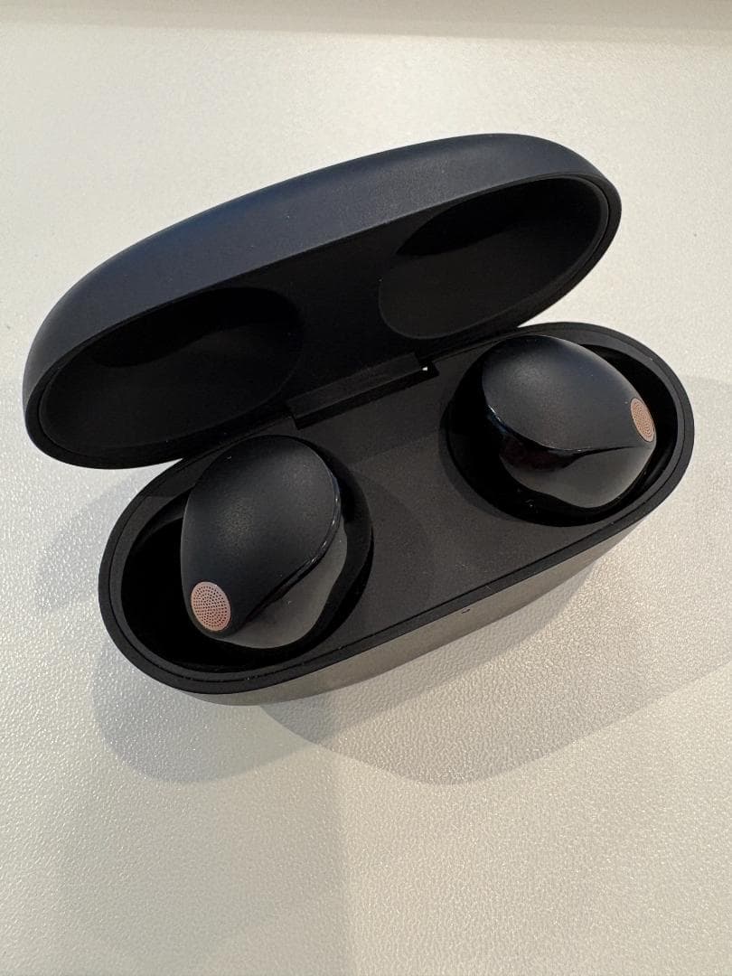 SONY ワイヤレスイヤホン ブラック 充電ケース付き