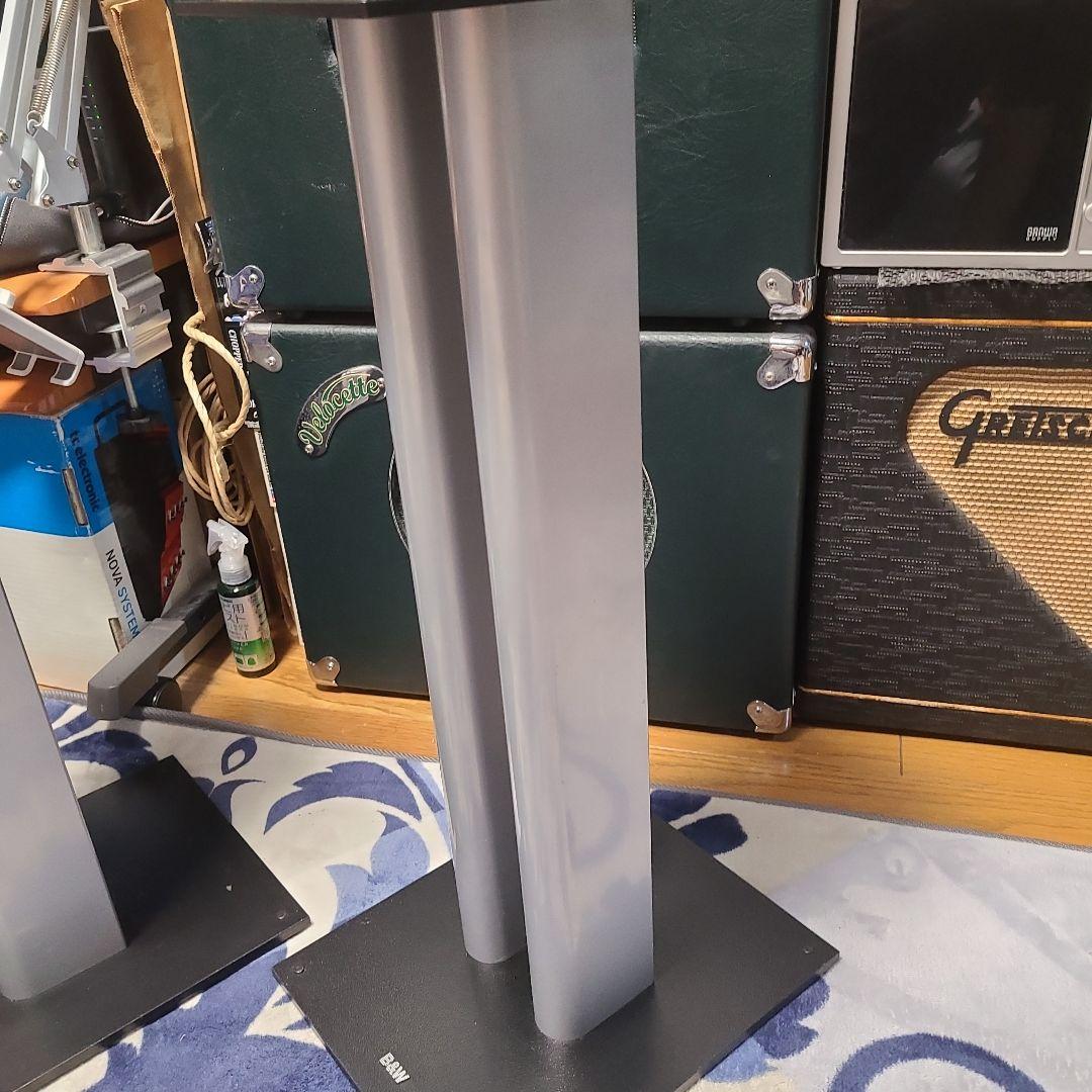 B&W スピーカースタンド 黒/シルバー