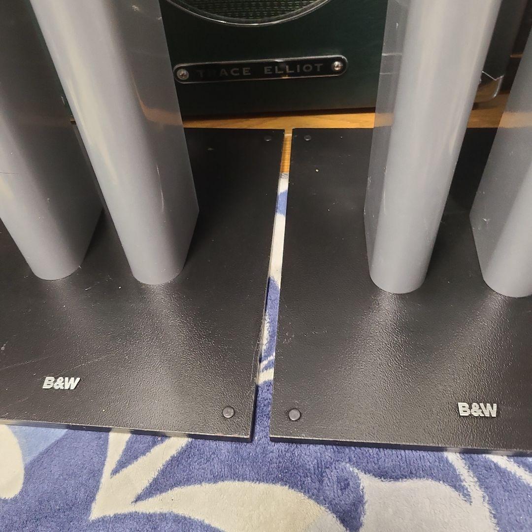 B&W スピーカースタンド 黒/シルバー