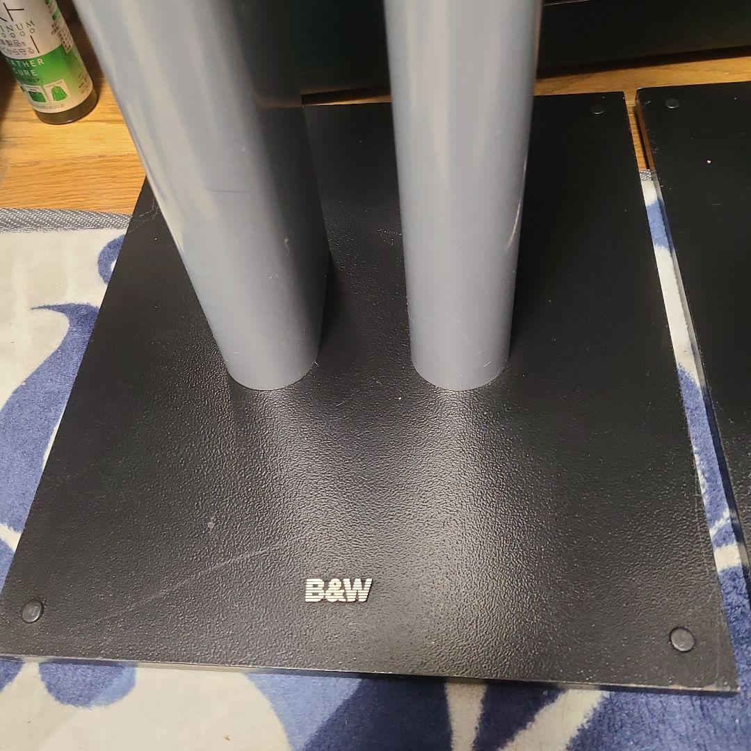 B&W スピーカースタンド 黒/シルバー