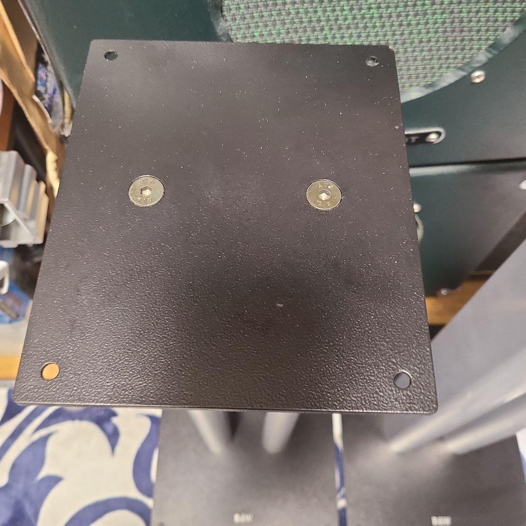 B&W スピーカースタンド 黒/シルバー