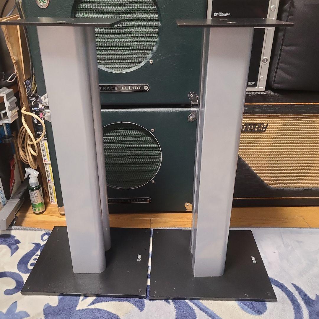 B&W スピーカースタンド 黒/シルバー