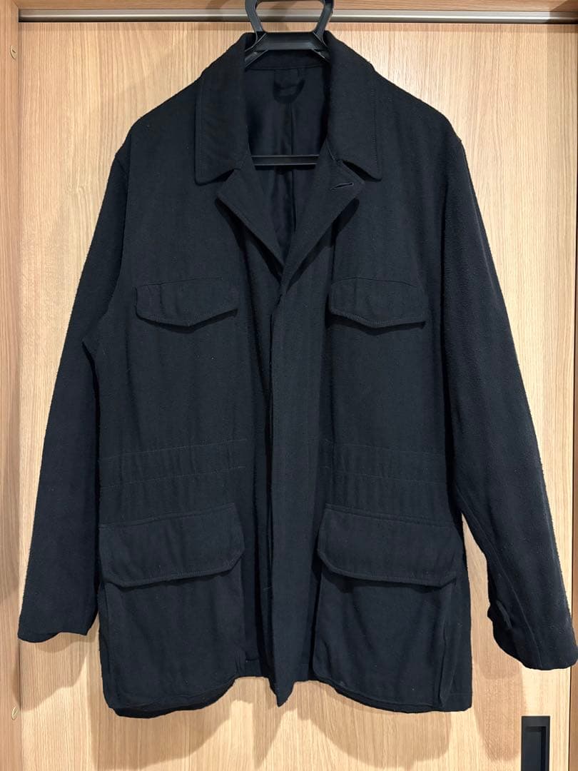 COMOLI 24SS シルクネップミリタリージャケット