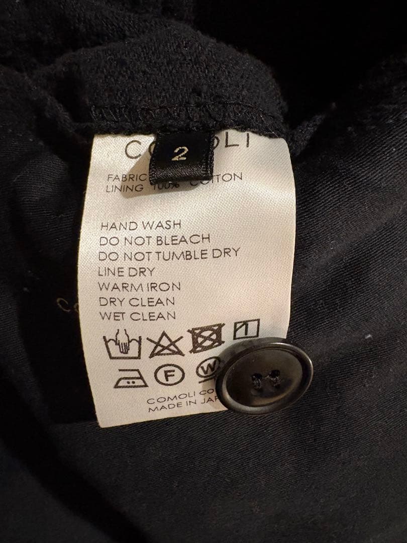 COMOLI 24SS シルクネップミリタリージャケット