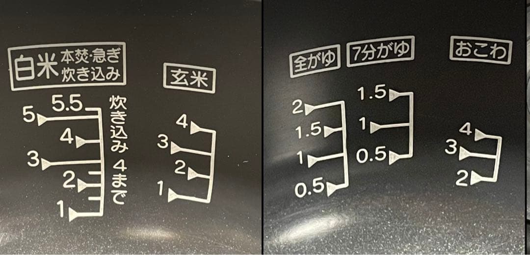 08020 5.5合炊き都市ガスリンナイ直火匠ガス炊飯器5合