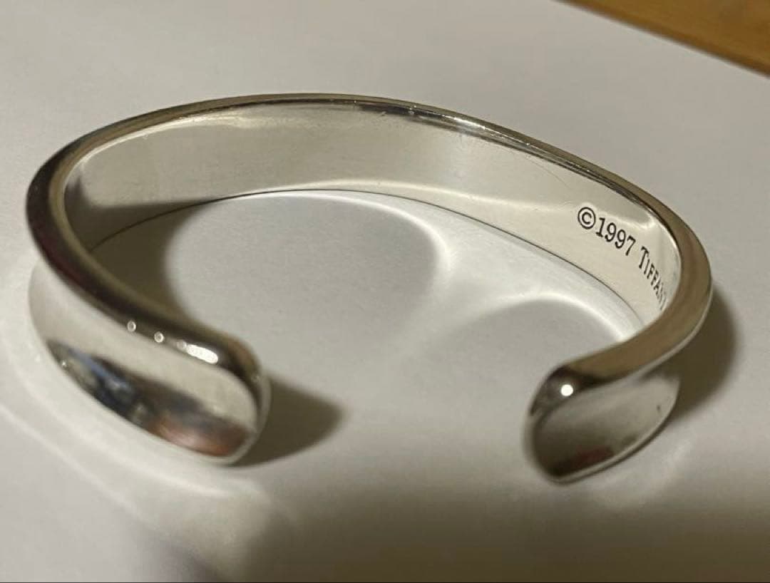 ティファニー TIFFANY&Co. 1837 刻印925シルバーバングル