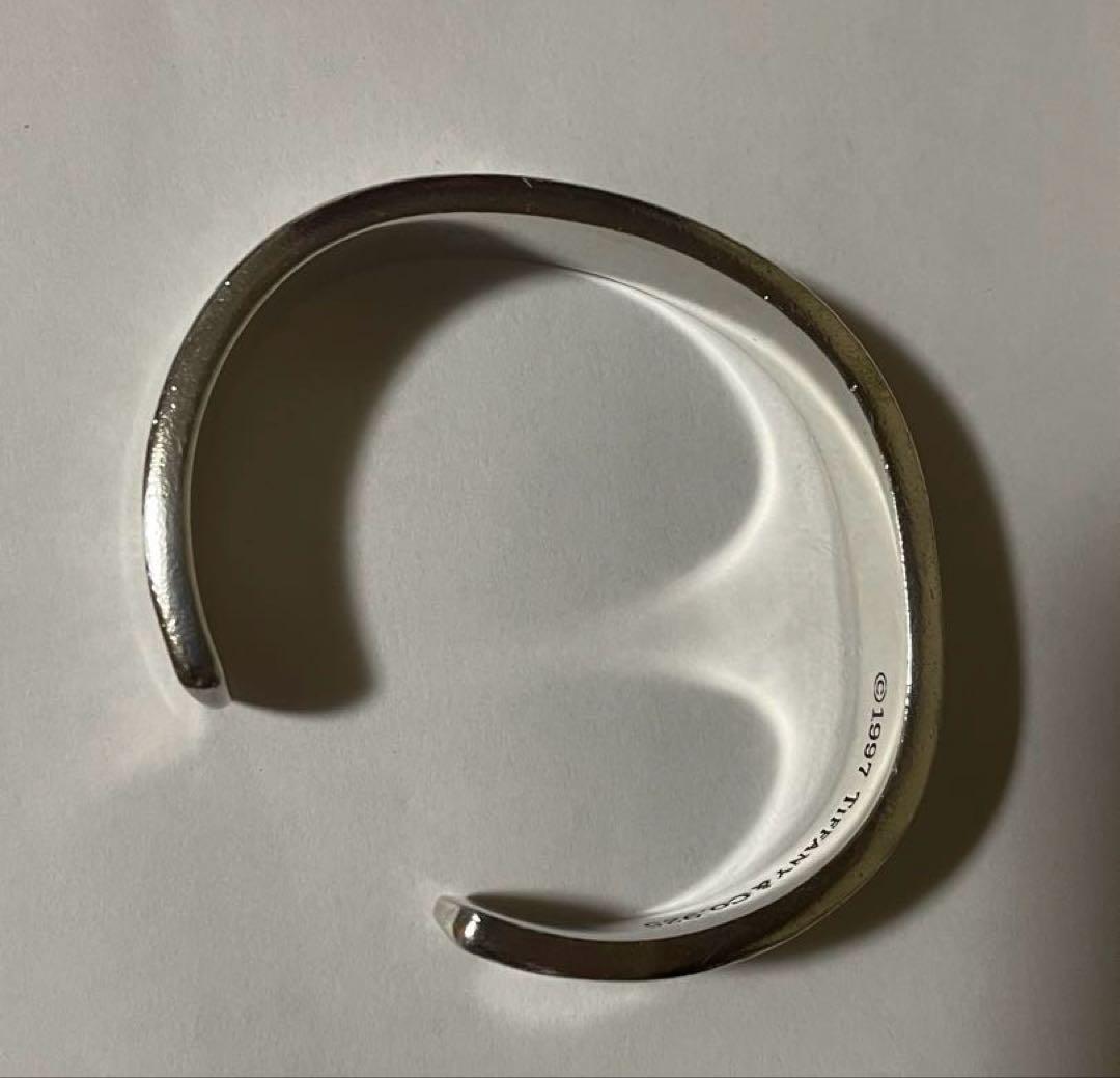 ティファニー TIFFANY&Co. 1837 刻印925シルバーバングル