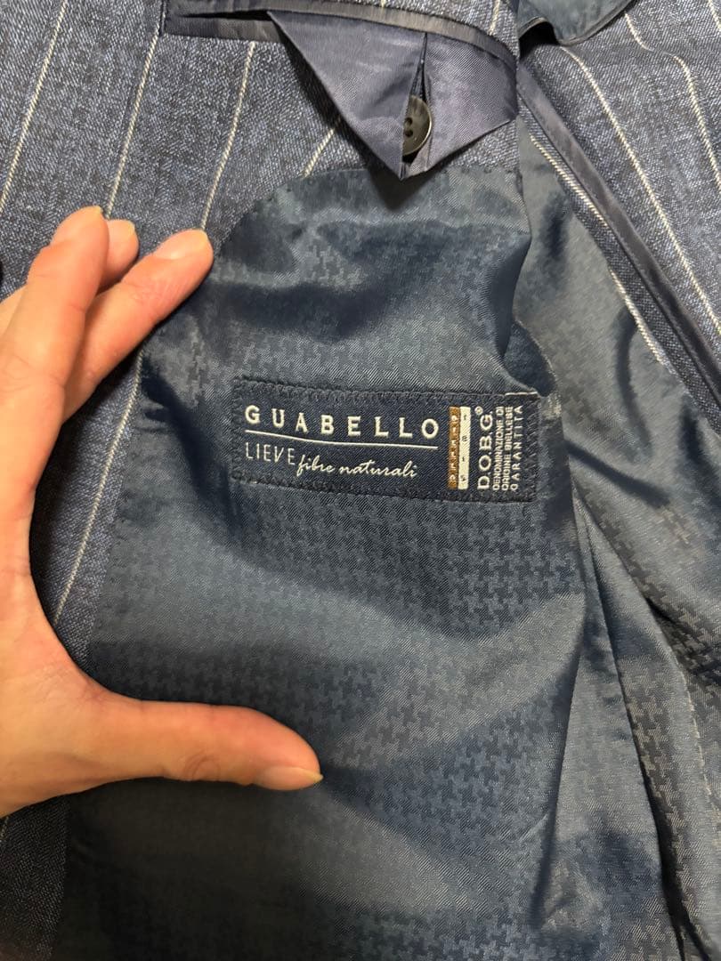 D'or Homme ドームオム　ダブルスーツ　2点セットA8 ストライプブルー