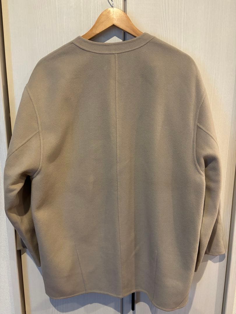 スローブイエナ　HAMILTONダブルフェイスウールショートコート