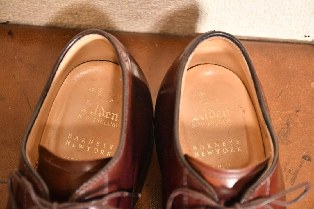靴 ALDEN #56201 cordovan 6A/C 24cm