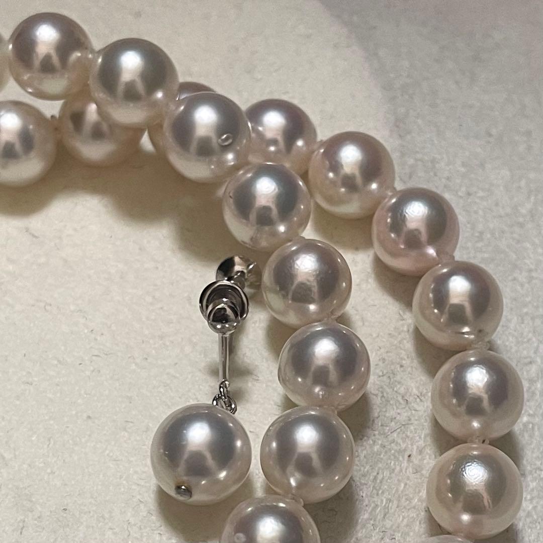 【テリ抜群✨超大珠】あこや本真珠 ネックレス イヤリング 8.5-9.0 パール